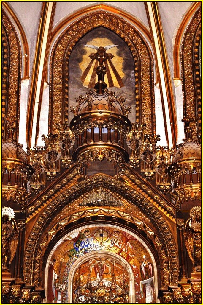Santuario de Montserrat 'Monasterio Santa María de Montserrat' Barcelona,Cataluña,España