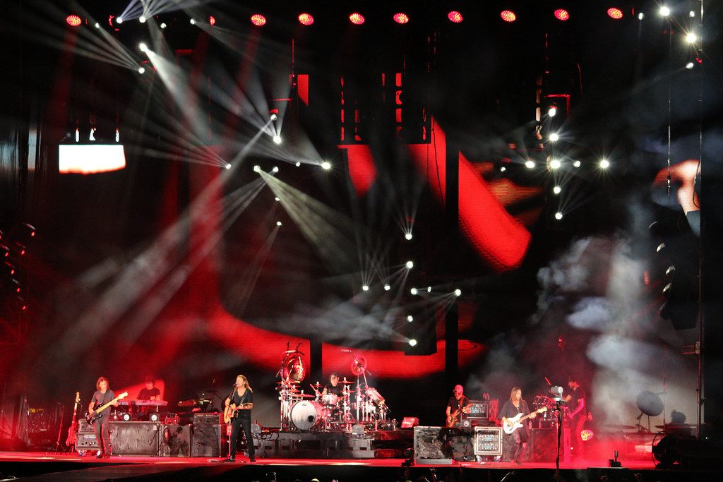 Mana en concierto 'Cama Incendiada Tour' Estadio Heliodoro Rodríguez López Santa Cruz deTenerife 21-08-2015.