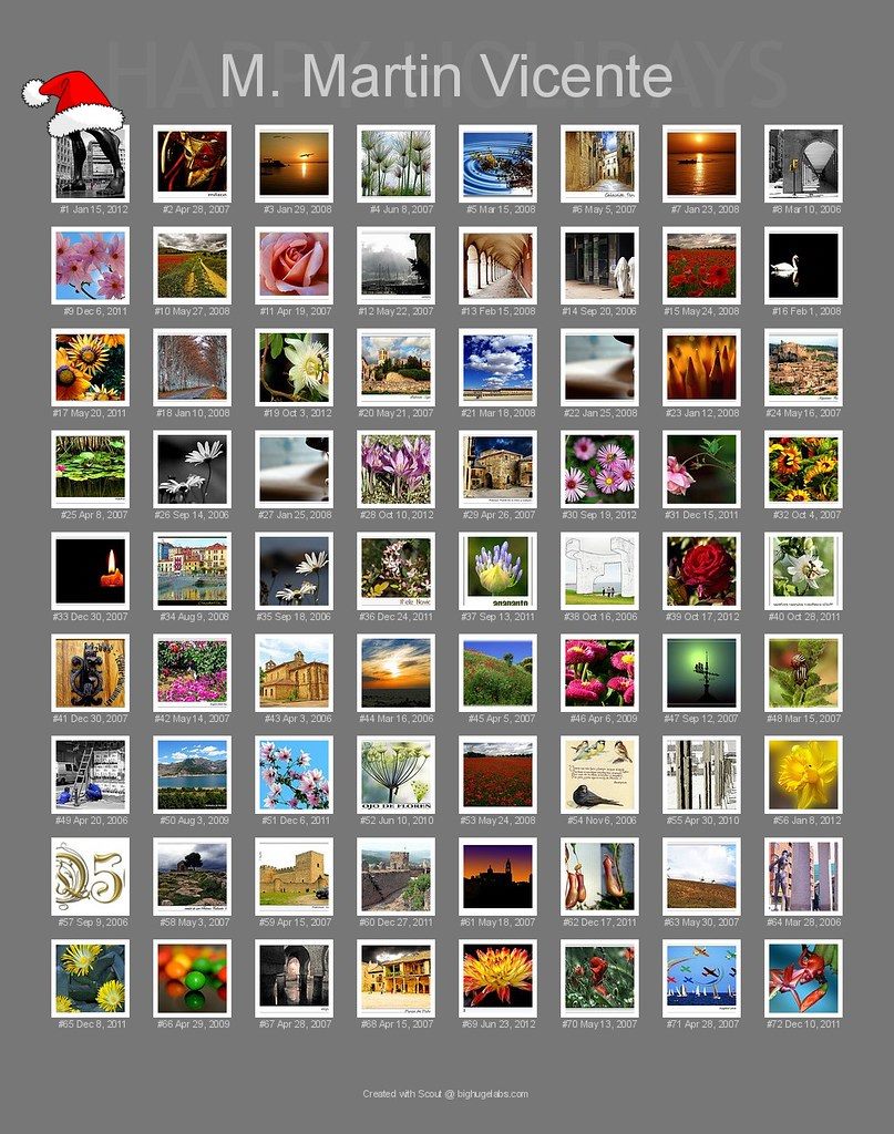 Las setenta y dos fotos más valoradas